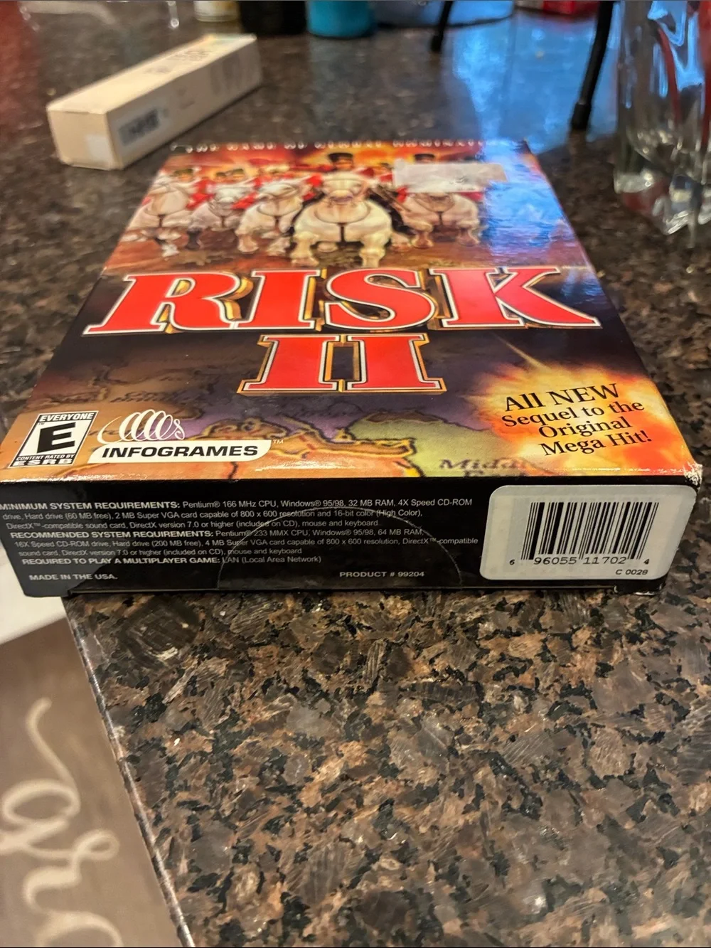 Risk II video Game - Red & Gold Cover